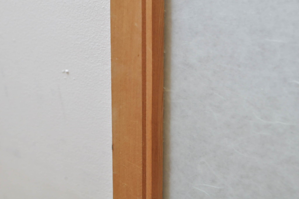 ビンテージ建具　凝ったデザインが魅力的な障子付き組子欄間1枚(明かり取り、明り取り、ヴィンテージ)(R-076361)