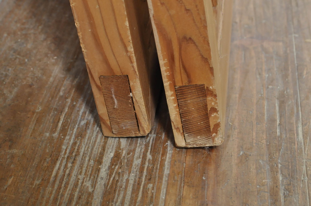ビンテージ建具　波千鳥のデザインが上品な彫刻欄間2枚セット(明り取り、明かり取り、ヴィンテージ)(R-076351)