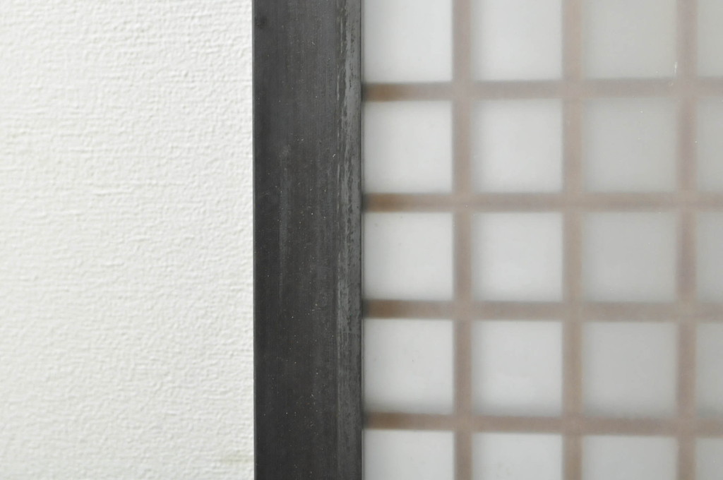 アンティーク建具　片面ガラス　上質な和の空間を演出する書院戸2枚セット(引き戸、窓)(R-076344)