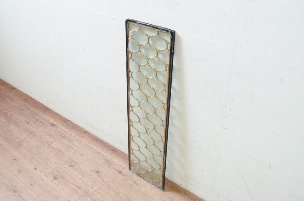 未使用品　陽炎(かげろう)　デットストック品のステンドグラス(建具、ドア、窓、照明、衝い立て、衝立、つい立て)(定価約7万9千円)(R-072985)