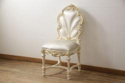 【買取】イタリア高級家具　SILIK(シリック)　FIDIAシリーズ　ロココ調　椅子(イス)を買取りました。(定価約50万円)