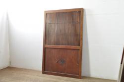 アンティーク建具　ノスタルジックで味わいのあるドア1枚(扉、ガラス扉、木製扉)(R-081022)