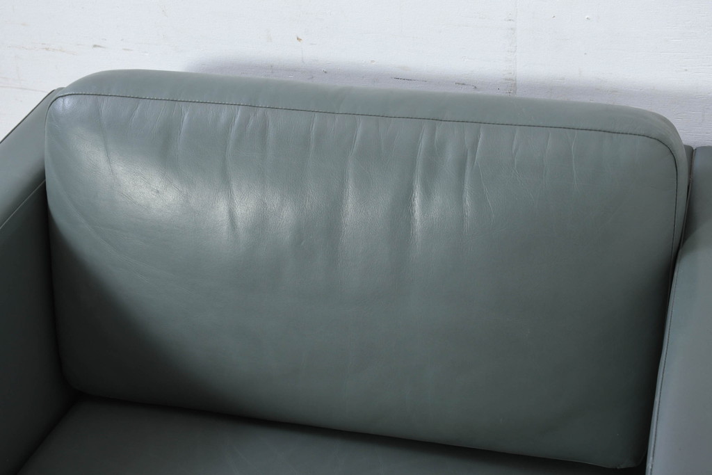 アメリカビンテージ　高級輸入家具　Knoll(ノル)　フィスターコレクション　総革の贅沢な1人掛けラウンジソファ4脚セット(レザー、一人掛け、1Pソファ、アームソファ、ヴィンテージ、ノール、バラ売り可能)(現行定価4脚で約280万円)(R-081163)