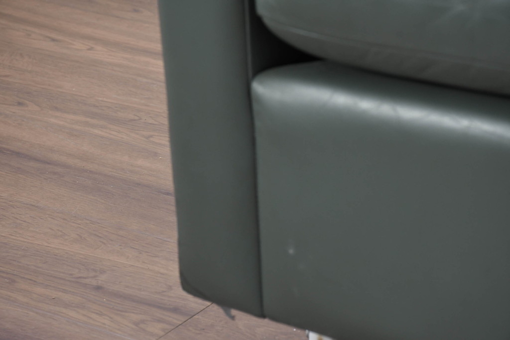 アメリカビンテージ　高級輸入家具　Knoll(ノル)　フィスターコレクション　総革の贅沢な1人掛けラウンジソファ4脚セット(レザー、一人掛け、1Pソファ、アームソファ、ヴィンテージ、ノール、バラ売り可能)(現行定価4脚で約280万円)(R-081163)