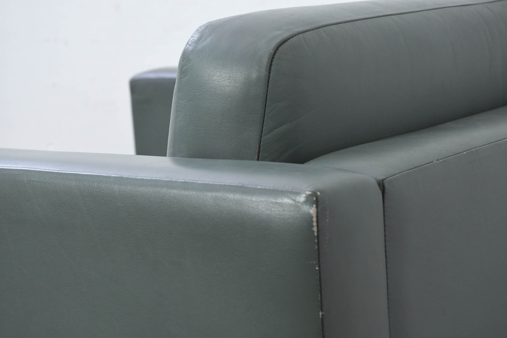 アメリカビンテージ　高級輸入家具　Knoll(ノル)　フィスターコレクション　総革の贅沢な1人掛けラウンジソファ4脚セット(レザー、一人掛け、1Pソファ、アームソファ、ヴィンテージ、ノール、バラ売り可能)(現行定価4脚で約280万円)(R-081163)