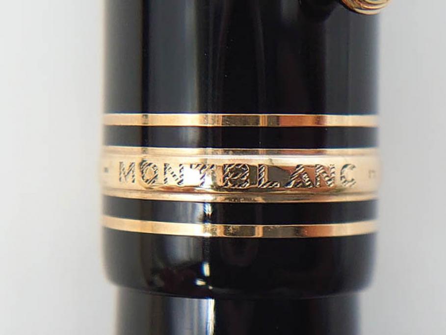 ドイツ　MONTBLANC　モンブラン　マイスターシュテュック　149　14C　585　F　万年筆(MEISTERSTUCK、筆記具、文具、箱付き)(R-075524)