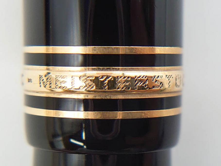 ドイツ　MONTBLANC　モンブラン　マイスターシュテュック　149　14C　585　F　万年筆(MEISTERSTUCK、筆記具、文具、箱付き)(R-075524)