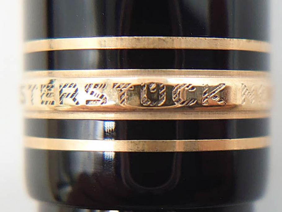 ドイツ　MONTBLANC　モンブラン　マイスターシュテュック　149　14C　585　F　万年筆(MEISTERSTUCK、筆記具、文具、箱付き)(R-075524)