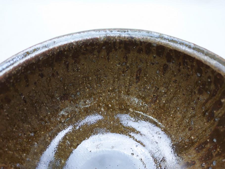 伊賀焼　谷本光生　水指(共箱付き、茶道具、和食器、水差、水器、片口)(R-063284)