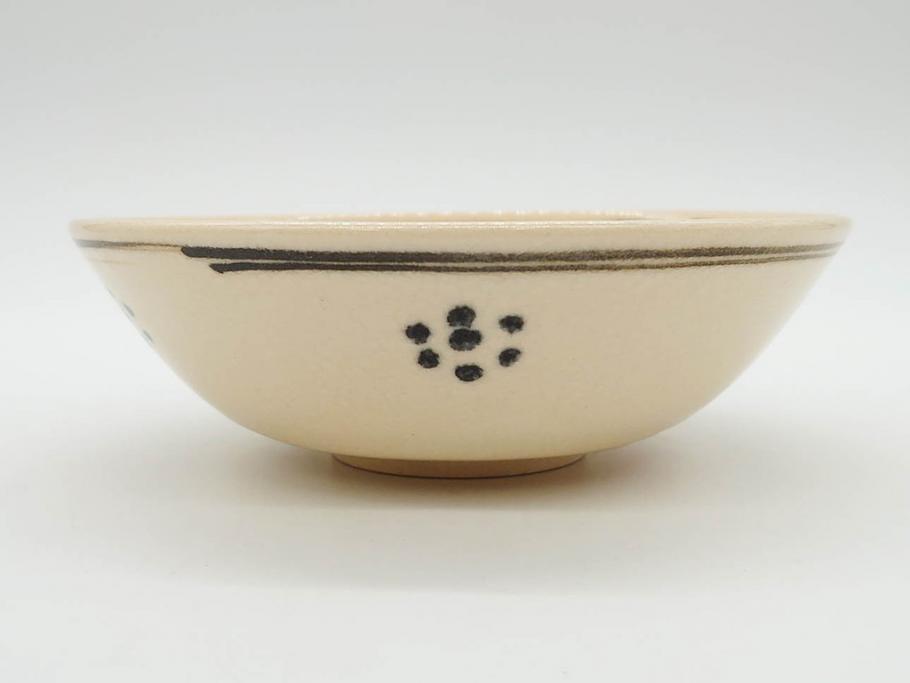 永楽善五郎　絵高麗写　約16cm　5.1寸　優しい色合いが上品な和の雰囲気を醸し出す茶碗(茶道具、茶器、和食器、共箱付き、五寸一分)(R-075785)