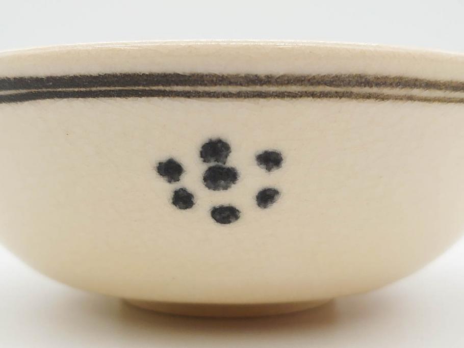 永楽善五郎　絵高麗写　約16cm　5.1寸　優しい色合いが上品な和の雰囲気を醸し出す茶碗(茶道具、茶器、和食器、共箱付き、五寸一分)(R-075785)