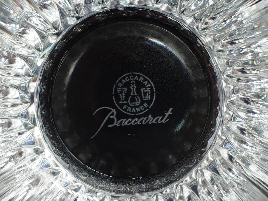 フランス　バカラ(Baccarat)　マッセナ　タンブラー　美しい煌きのクリスタルグラス(共箱付き、ロックグラス、フルレッドクリスタルガラス)(R-061661)