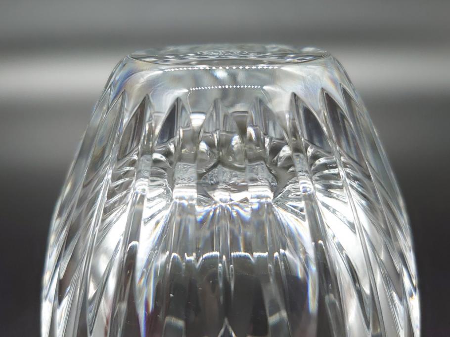 フランス　バカラ(Baccarat)　マッセナ　タンブラー　美しい煌きのクリスタルグラス(共箱付き、ロックグラス、フルレッドクリスタルガラス)(R-061661)