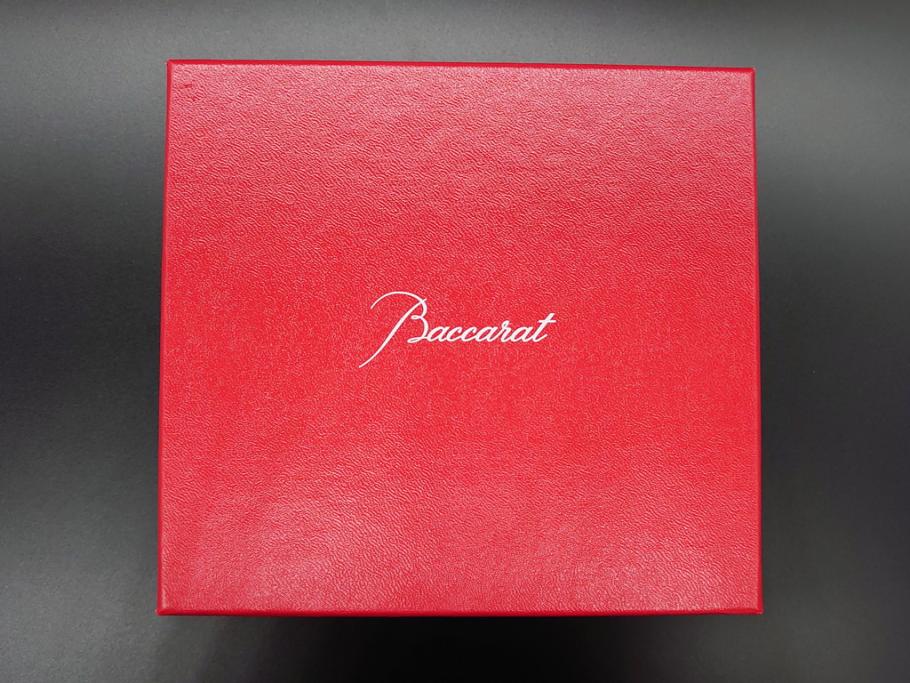 フランス　バカラ(Baccarat)　マッセナ　タンブラー　美しい煌きのクリスタルグラス(共箱付き、ロックグラス、フルレッドクリスタルガラス)(R-061661)