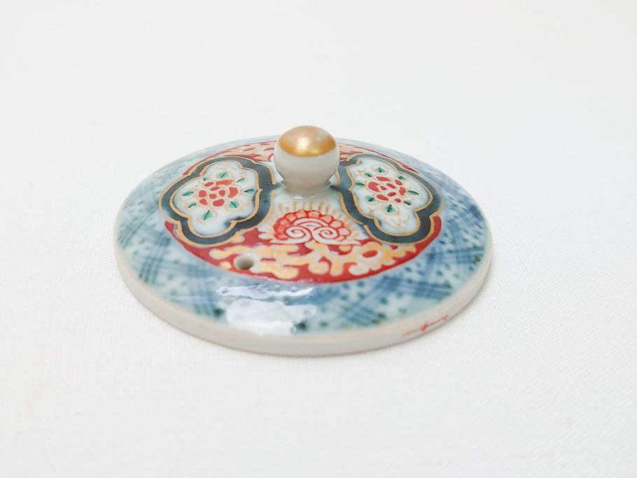 古伊万里 染付 色絵 金彩 急須(茶道具、煎茶器)(R-063312