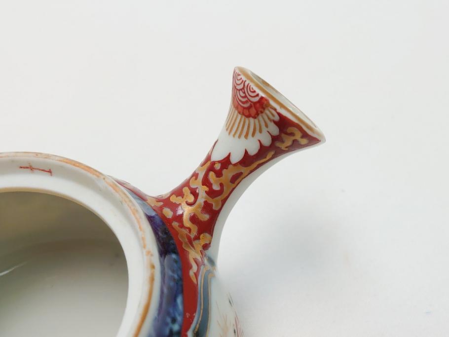 古伊万里 染付 色絵 金彩 急須(茶道具、煎茶器)(R-063312