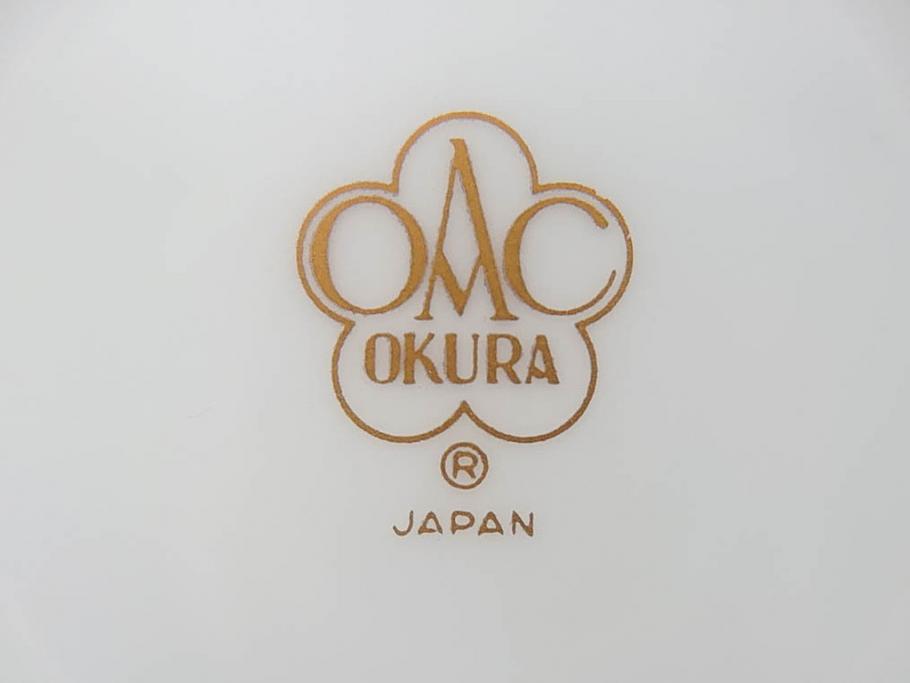 大倉陶園(OKURA、OAC)　ブルーフラワー　清楚な絵付けが上品な雰囲気を醸し出すカップ&ソーサー6客セット(C&S、洋食器)(R-075790)