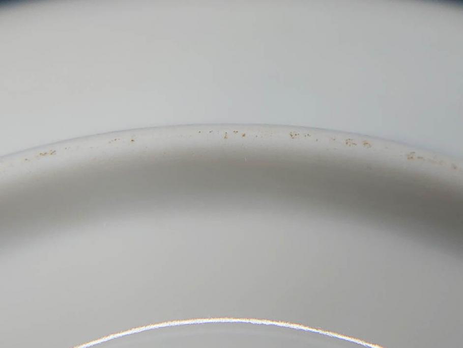 デンマーク　ROYAL COPENHAGEN(ロイヤルコペンハーゲン)　ホワイトフルーテッド ハーフレース　ブルーフラワー カーブ　ハイハンドル 気品漂う佇まいが魅力のカップ&ソーサー3客セット(White Fluted、C&S、洋食器)(R-075792)