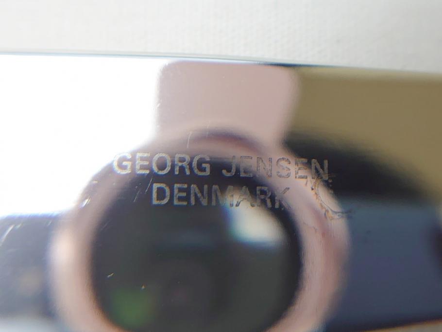 DENMARK(デンマーク)　GEORG　JENSEN(ジョージ・ジェンセン)　スターリングシルバー925　銀製　フォーク&ナイフ各4本(8本セット、食器、カトラリー)(R-063320)