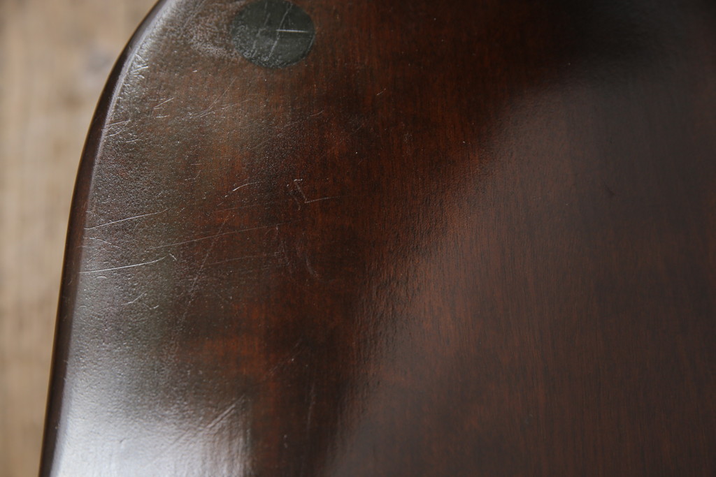 中古　美品　松本民芸家具　カフェ風インテリアにオススメのキャプテンチェア(アームチェア、板座チェア、ダイニングチェア)(R-055855)
