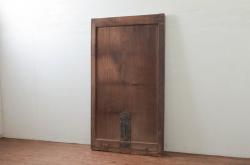 アンティーク建具　かわいらしい組子のデザインが魅力的な欄間2枚セット(らんま、明かり取り、明り取り)(R-081963)
