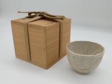 江戸期　古伊万里　色絵染付蓋茶碗3客(和食器)(R-044575)