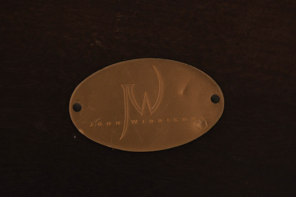 中古　美品　最高級アメリカ家具ブランド　JOHN WIDDICOMB(ジョン ウィディコム)　マホガニー材　格式高い空間を演出する大型ダイニングテーブル(4人掛け、6人掛け、食卓、天板カバー付き)(定価約120万円)(R-081156)