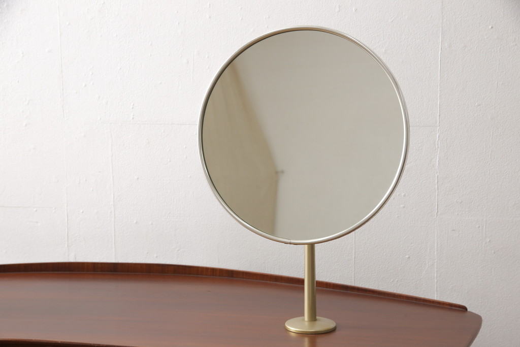 激レア!　イギリスヴィンテージ　G-PLAN(ジープラン)　鏡が2つ付いた個性的なデザインが目を引くドレッサー(鏡台、ビンテージ)(R-050146)