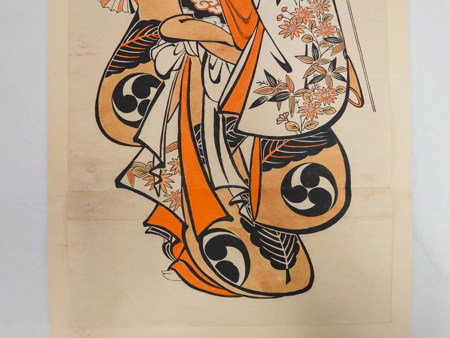 アダチ版画研究所　五都美術社　浮世絵版画撰集　版画8点セット(北尾重政、鳥居清信、清満、清長、石川豊信、栄松斎長喜、安藤広重、勝川春好)(R-082523)