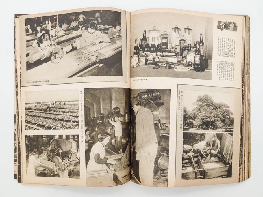 戦前　昭和19年　朝日新聞社発行　南方の據點　台湾　写真報道(中国、拠点、写真集、資料、古本、古書、1944年)(R-075881)
