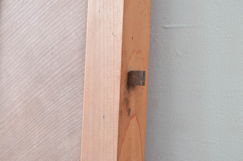 アンティーク建具　凝ったデザインが目を惹かれる!数奇屋の門扉1対2枚セット(板戸、ドア)(R-081575)