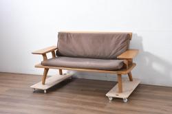 ヴィンテージ家具　イギリスビンテージ　ERCOL(アーコール)　ゆったりと座れる憩いのイージーチェア(ラウンジチェア、一人掛けソファ)(2)