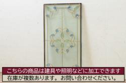 アンティーク家具　和製アンティーク　古材を使用したスリムなウォールラック(壁掛け飾り棚)(1)