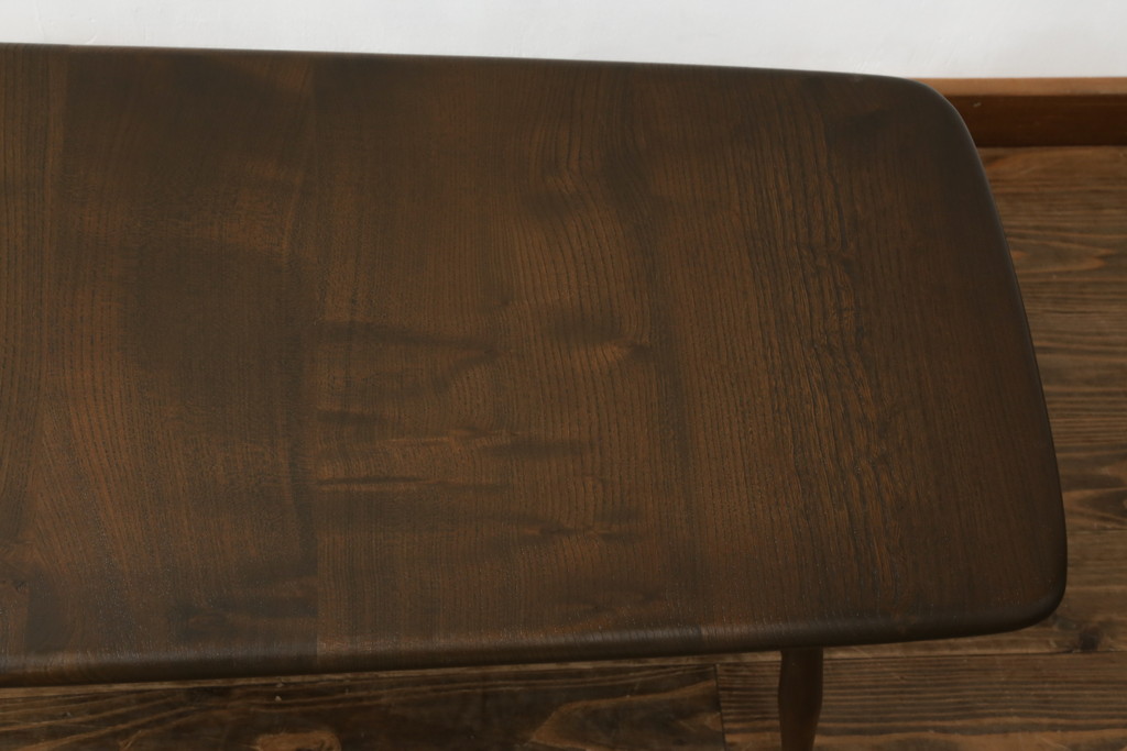 イギリスビンテージ　ERCOL(アーコール)　シンプルナチュラルなお部屋に合わせたいセンターテーブル(ヴィンテージ、ローテーブル、リビングテーブル)(R-063041)