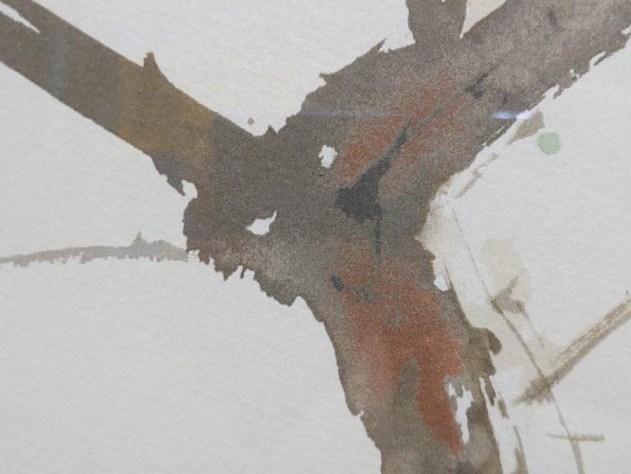 真作　竹内栖鳳　「梅園禽語」　限定200部　84/200　リトラグフ(版画、絵画、額装、箱付き)(R-075897)