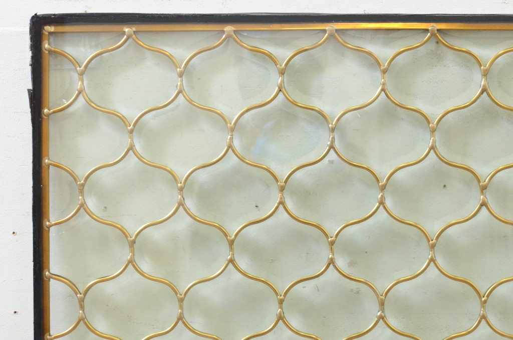 未使用品　陽炎(かげろう)　デットストック品のステンドグラス(建具、ドア、窓、照明、衝い立て、衝立、つい立て)(定価約12万円)(R-074441)