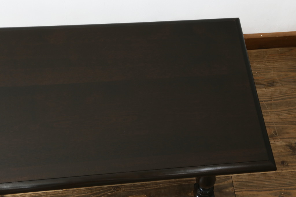 中古　美品　松本民芸家具　特注品　和洋折衷な雰囲気のお部屋と相性の良いセンターテーブル(ローテーブル、リビングテーブル)(R-078960)