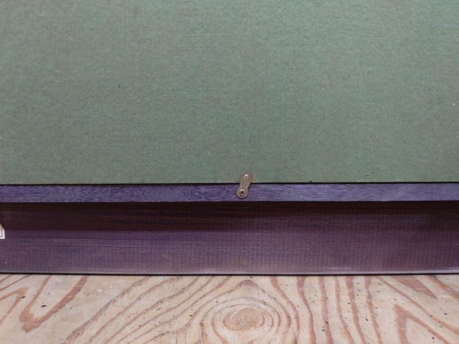 真作　超稀少　田崎広助(廣助)　「宝満山」　74.5cm×39.5cm　磁彩画(陶板画、陶額、額装)(R-075901)