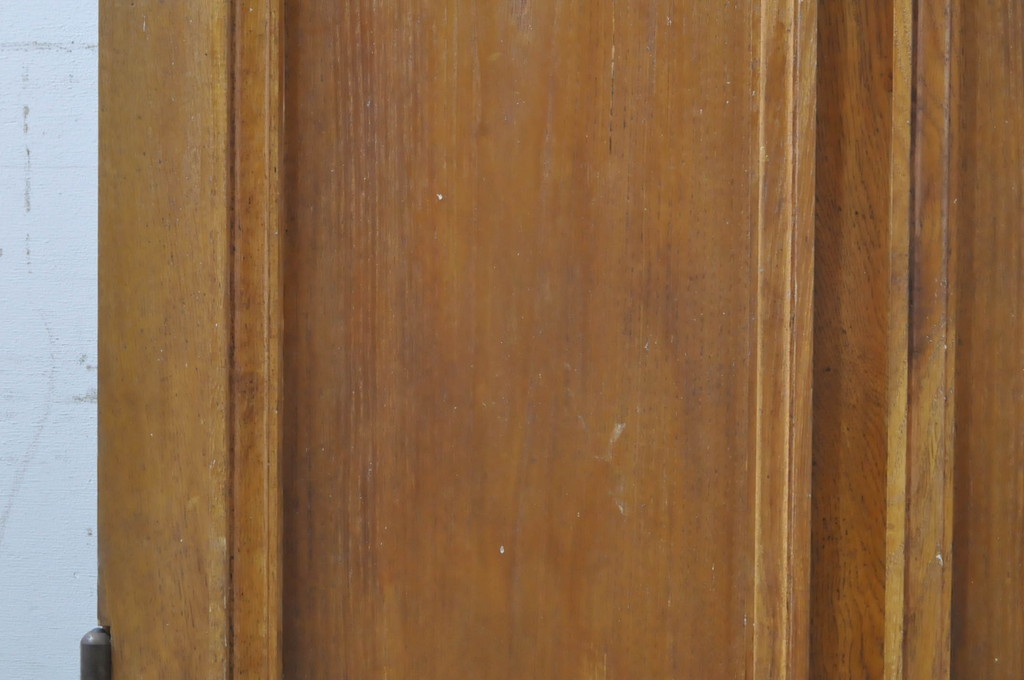 海外アンティーク　可憐なデザインのアイアンフェンス入りドア1枚(建具、木製扉)(R-068511)