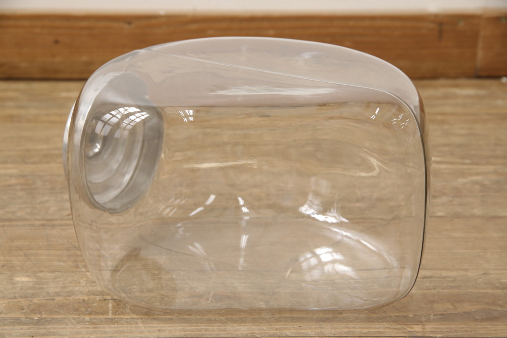 アンティーク雑貨　当時物　昭和レトロ　6連猫瓶(ガラス瓶、菓子瓶、菓子びん、菓子ビン)(R-057631)