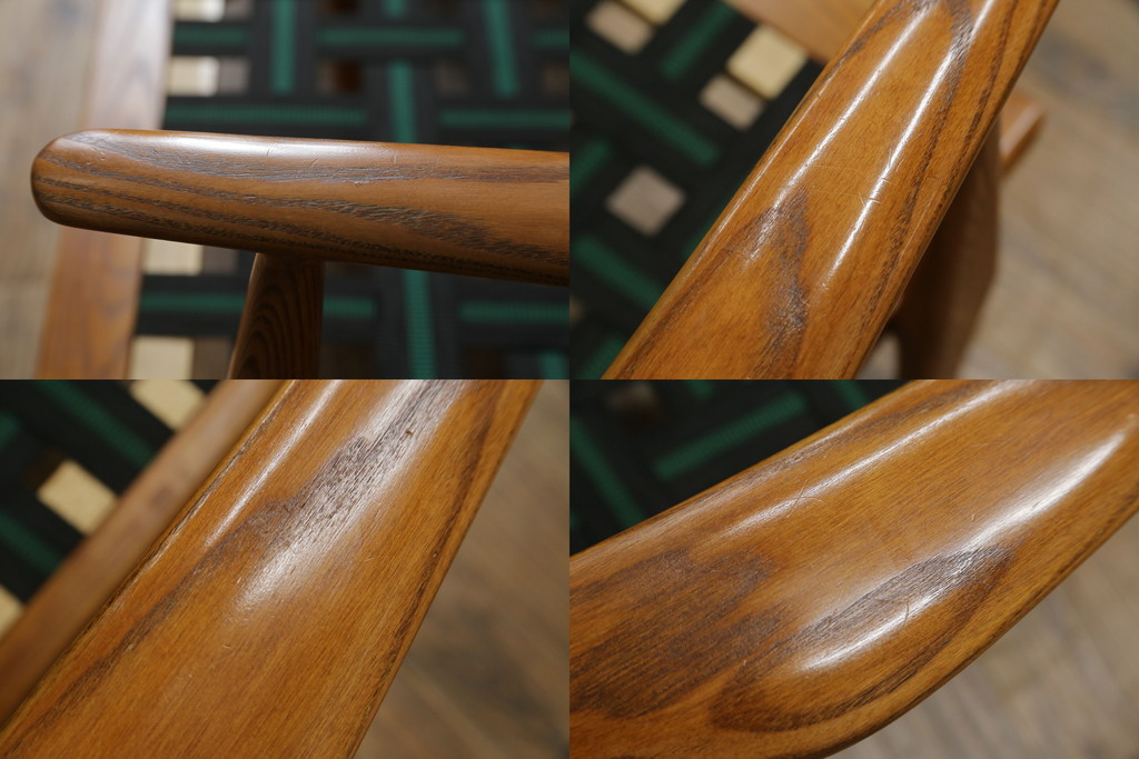 中古　美品　希少な廃番品　ACME Furniture(アクメファニチャー)　DELMAR(デルマー)　使い込まれた本革(レザー)がヴィンテージスタイルによく馴染む3人掛けソファ(三人掛けソファ、3P、トリプルソファ)(定価約30万円)(R-081448)