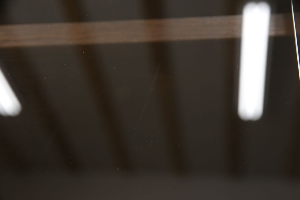 中古　九州民芸家具　カバ材　落ち着いた色合いが大人な雰囲気を醸し出す食器棚(収納棚、戸棚、キャビネット、水屋箪笥)(R-059233)