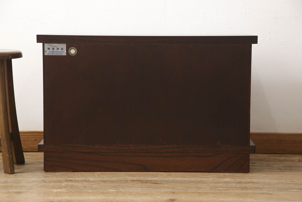 中古　美品　岩谷堂箪笥　迫力ある金具が存在感を放つテレビ台(収納棚、箪笥、和タンス、整理たんす、ローボード)(R-056029)
