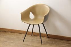 北欧ビンテージ　チーク材を使用したスタイリッシュなデザインのチェア4脚セット(ダイニングチェア、椅子)(R-047518)