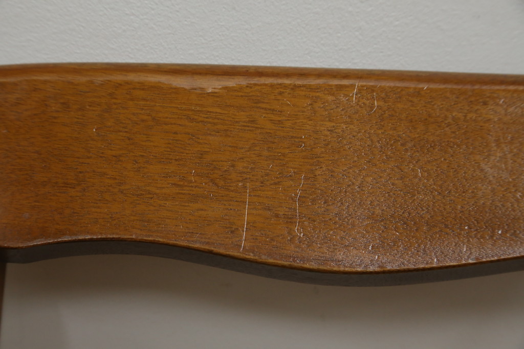 中古　美品　横浜ダニエル(daniel)　アメリカンシリーズ　シンプルなデザインが取り入れやすいダイニングチェア4脚セット(アームレスチェア、板座チェア、椅子、イス)(定価4脚で約40万円)(R-075393)
