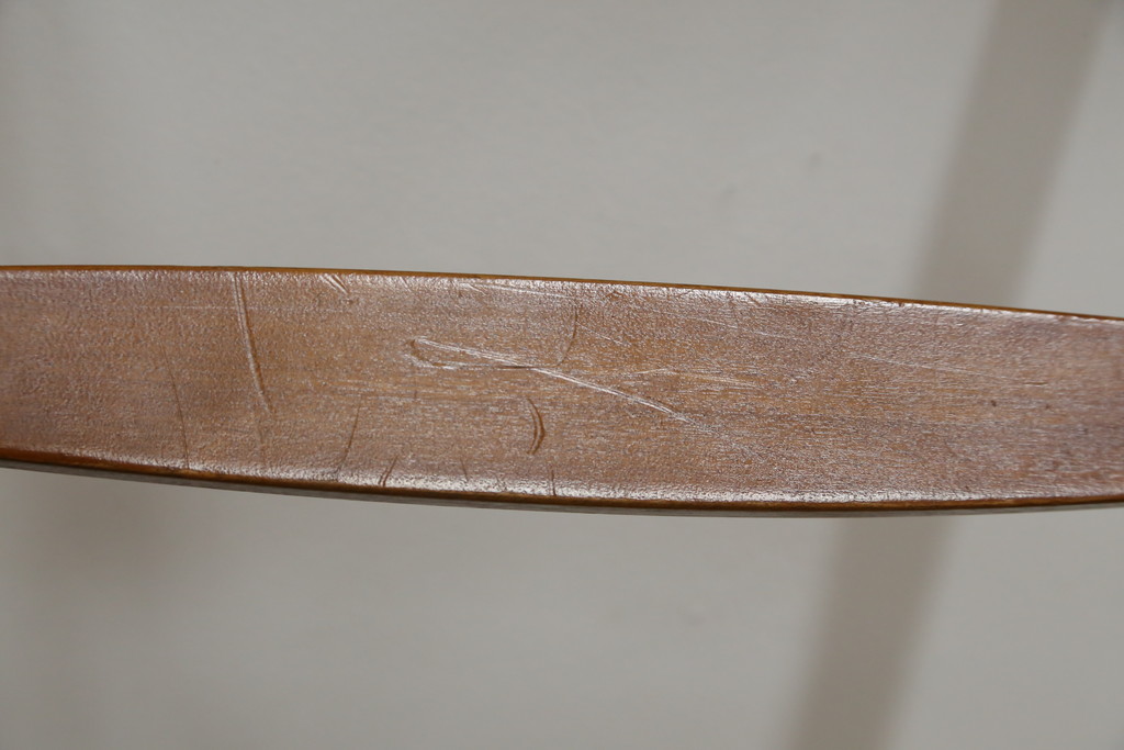 中古　美品　横浜ダニエル(daniel)　アメリカンシリーズ　シンプルなデザインが取り入れやすいダイニングチェア4脚セット(アームレスチェア、板座チェア、椅子、イス)(定価4脚で約40万円)(R-075393)