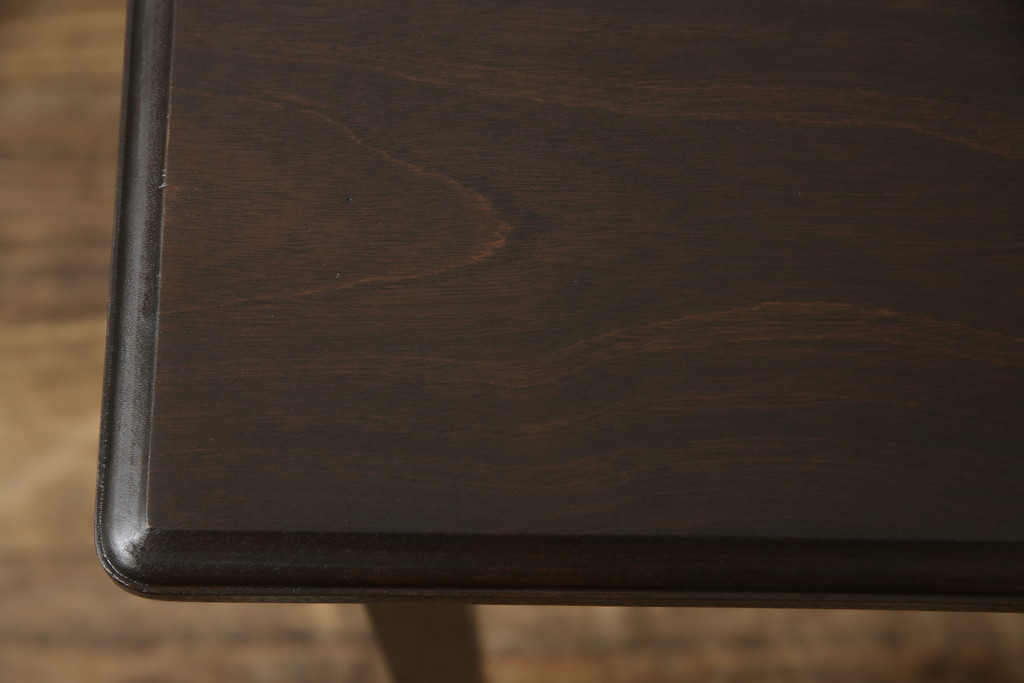 中古　山葉(ヤマハ、日本楽器)　シンプルな透かしがアクセントの折りたたみ式サイドテーブル(折り畳み机、コンソールテーブル、作業台)(R-053699)