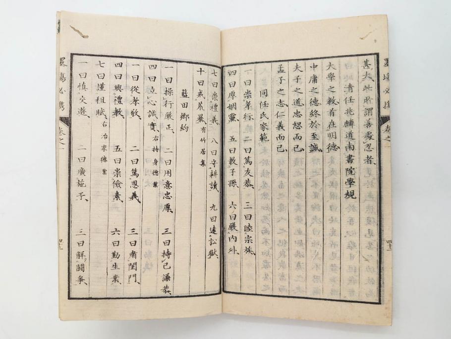 江戸　天保9年　墨場必携　銘箴歌家訓　市河米庵　須原屋伊八　6冊セット(書道参考書、六巻、古書、和本)(R-075955)