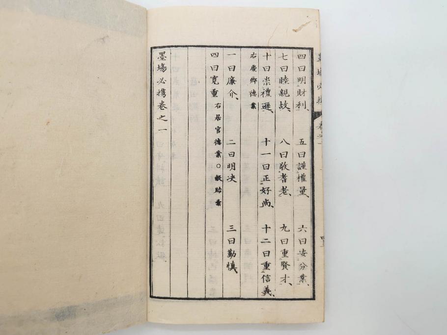 江戸　天保9年　墨場必携　銘箴歌家訓　市河米庵　須原屋伊八　6冊セット(書道参考書、六巻、古書、和本)(R-075955)