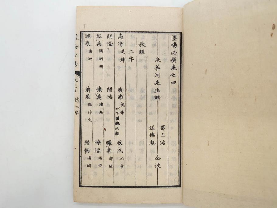 江戸　天保9年　墨場必携　銘箴歌家訓　市河米庵　須原屋伊八　6冊セット(書道参考書、六巻、古書、和本)(R-075955)